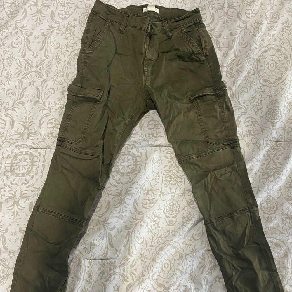 Green Khaki cargo pants